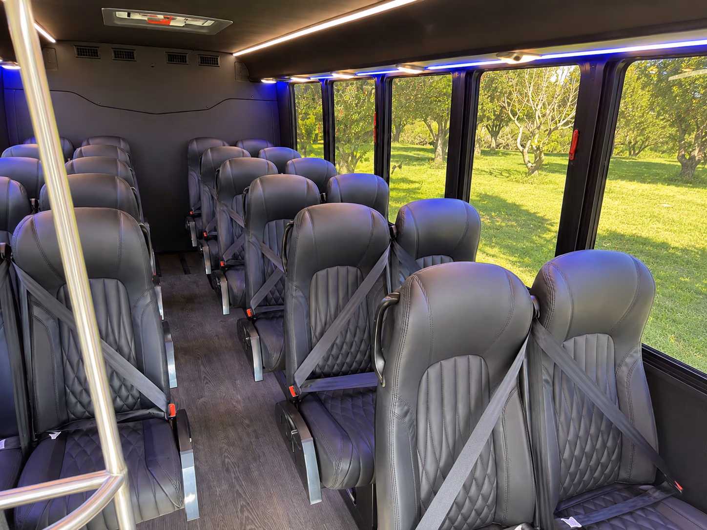 dublin 15 passenger minibus inside