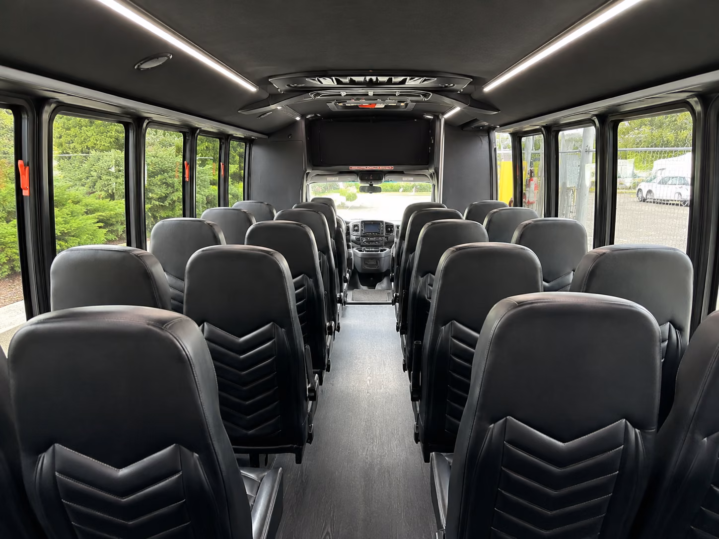 dublin 15 passenger minibus interior