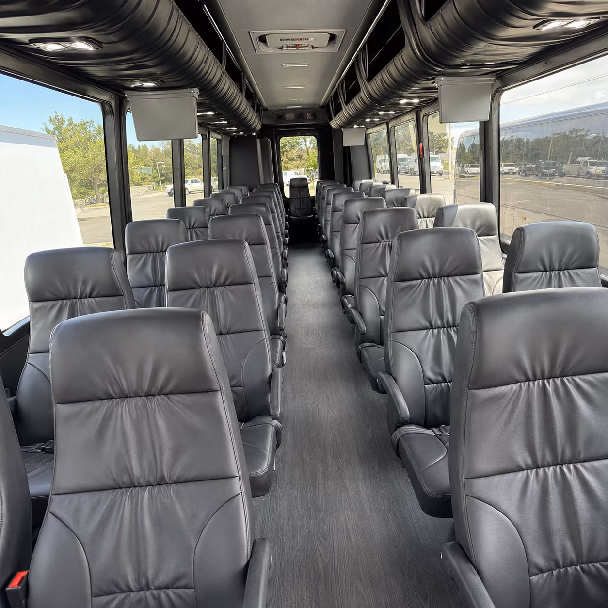 dublin 25 passenger minibus inside