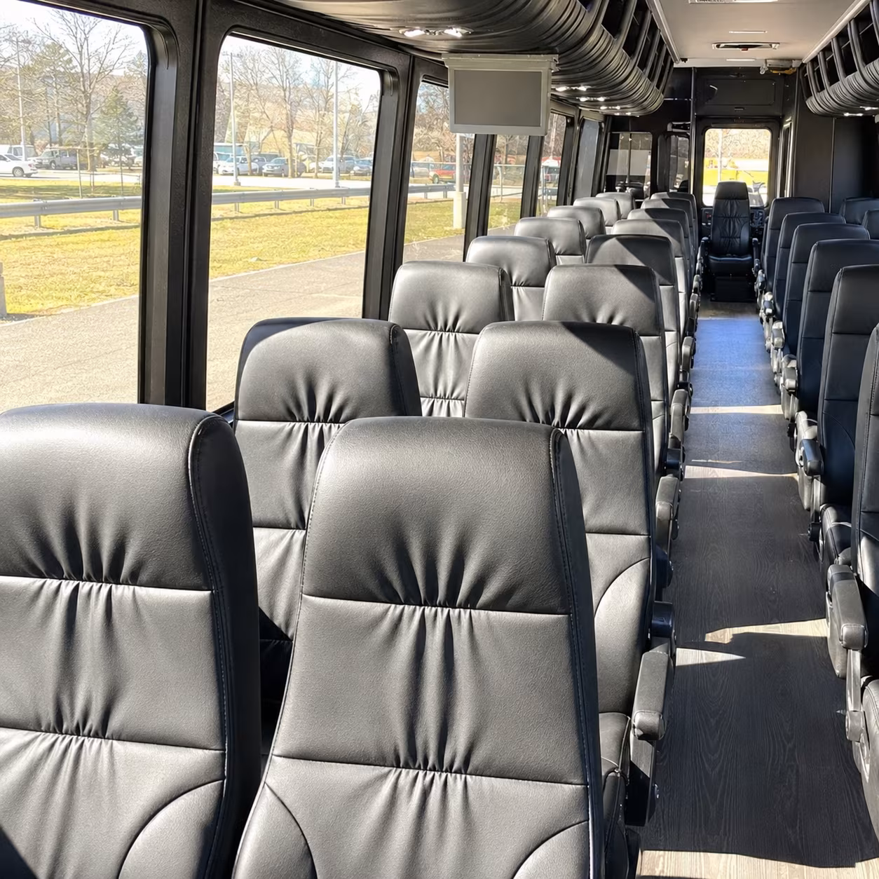 dublin 25 passenger minibus interior