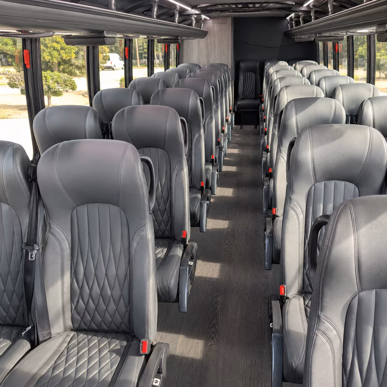 dublin 28 passenger minibus inside