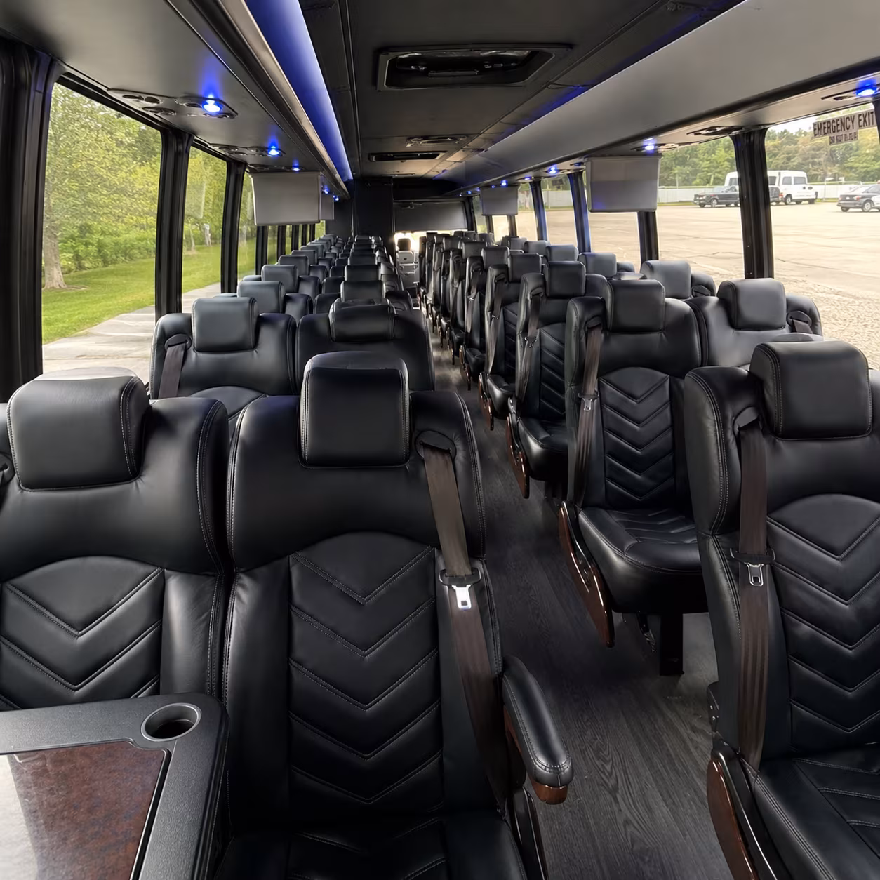 dublin 28 passenger minibus interior