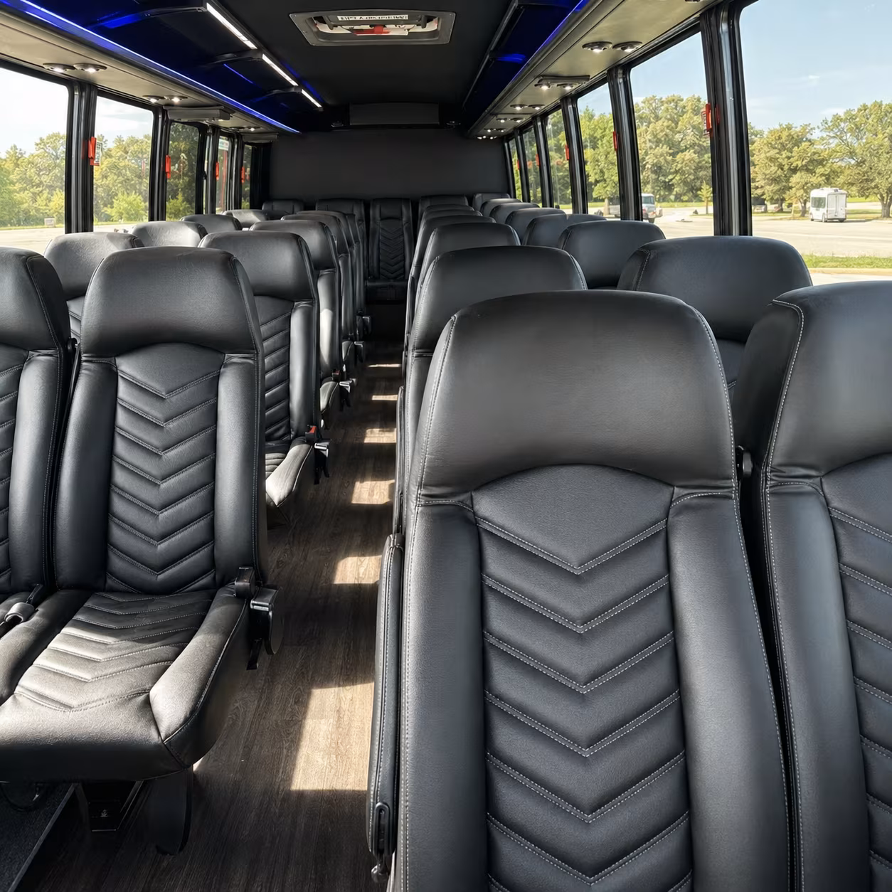 dublin 30 passenger minibus interior