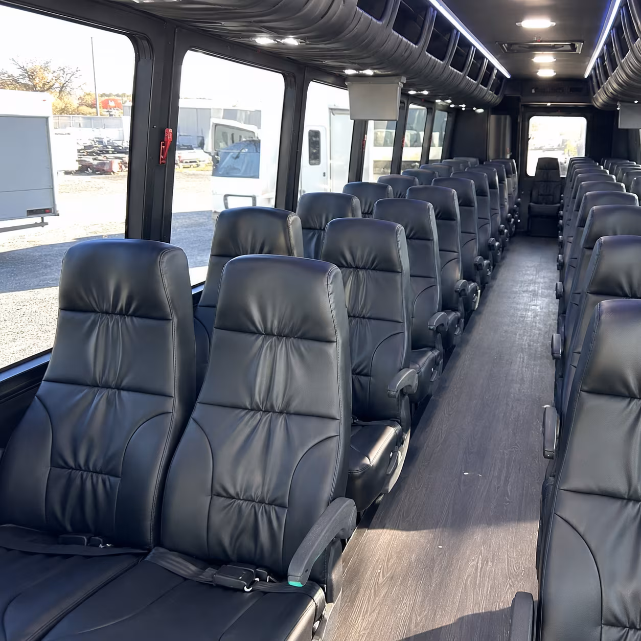 dublin 35 passenger minibus inside