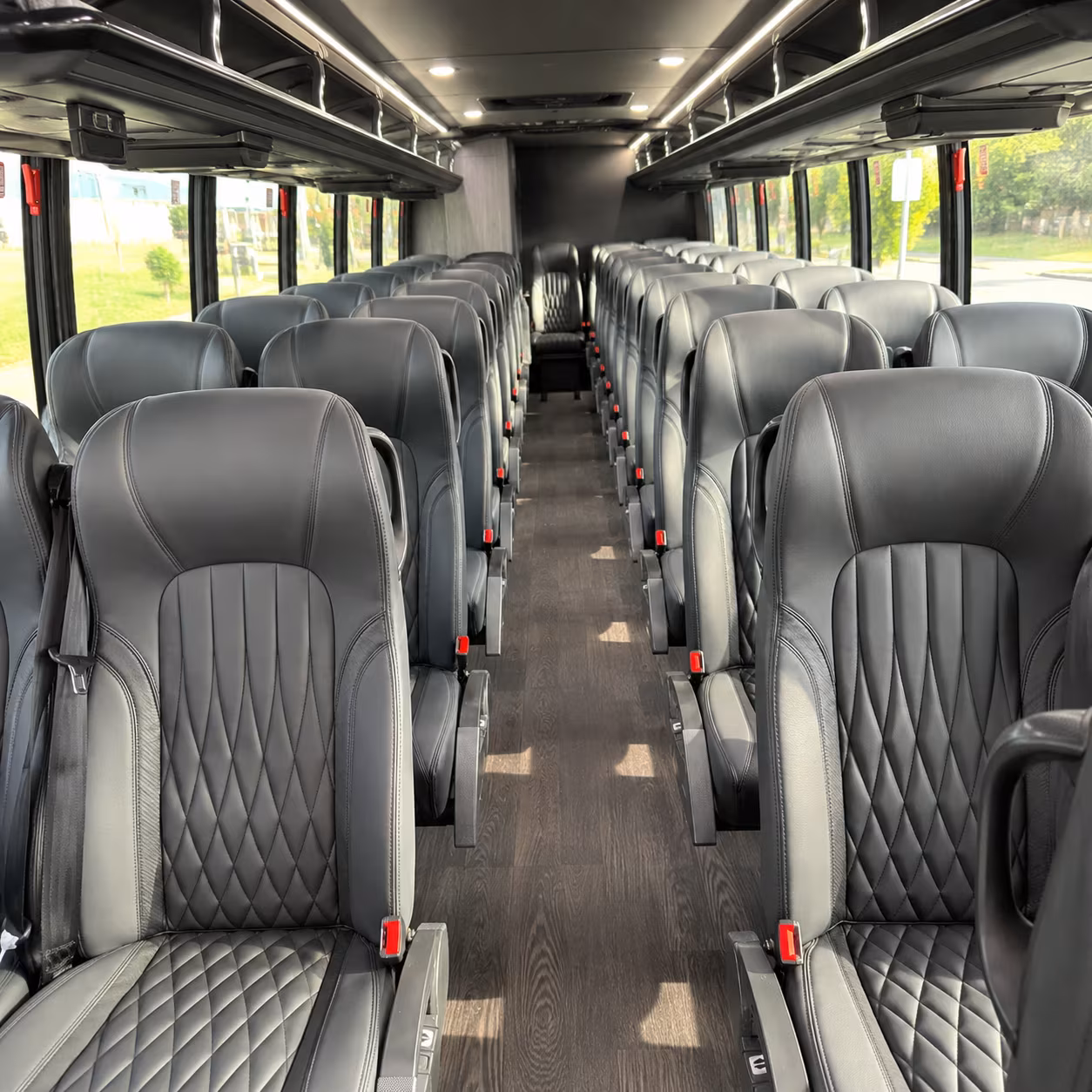 dublin 35 passenger minibus interior