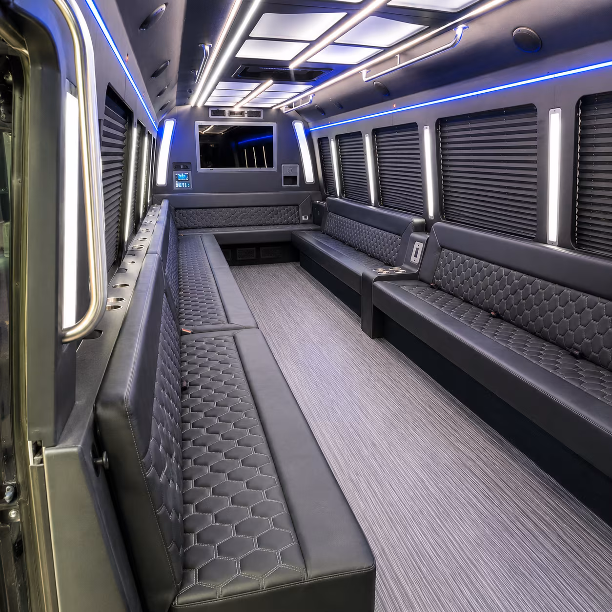 dublin 40 passenger party bus interior