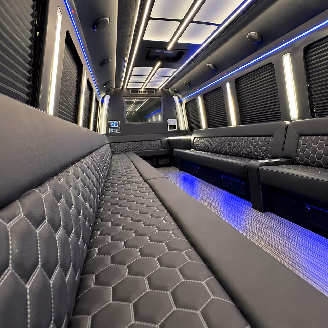 dublin party bus inside