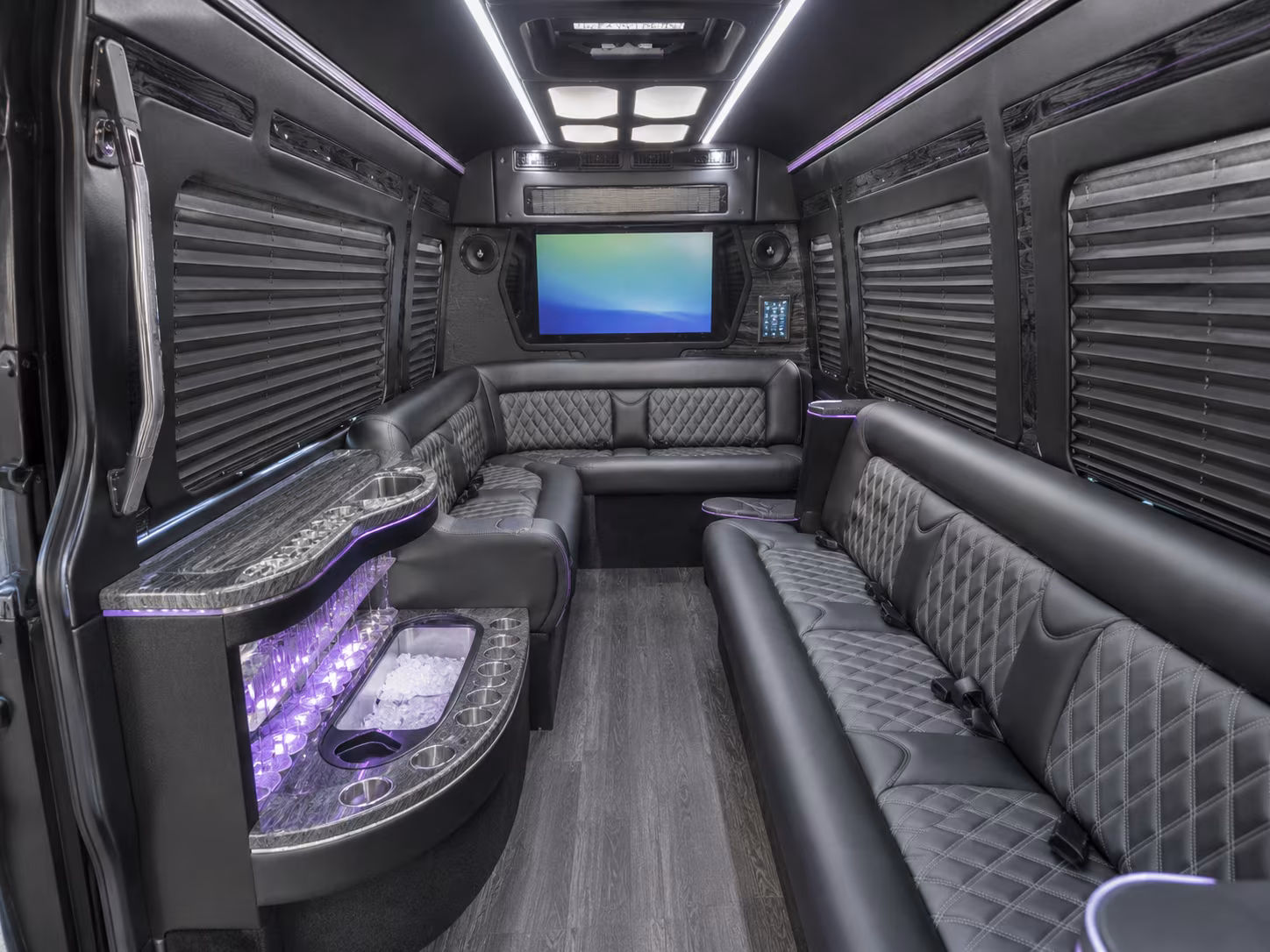 dublin sprinter limousine inside