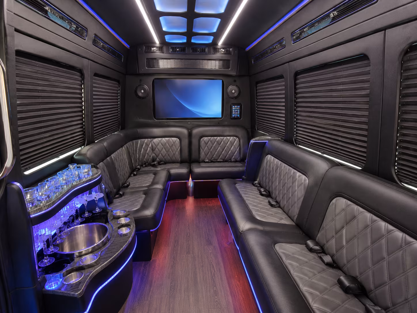 dublin sprinter limousine interior