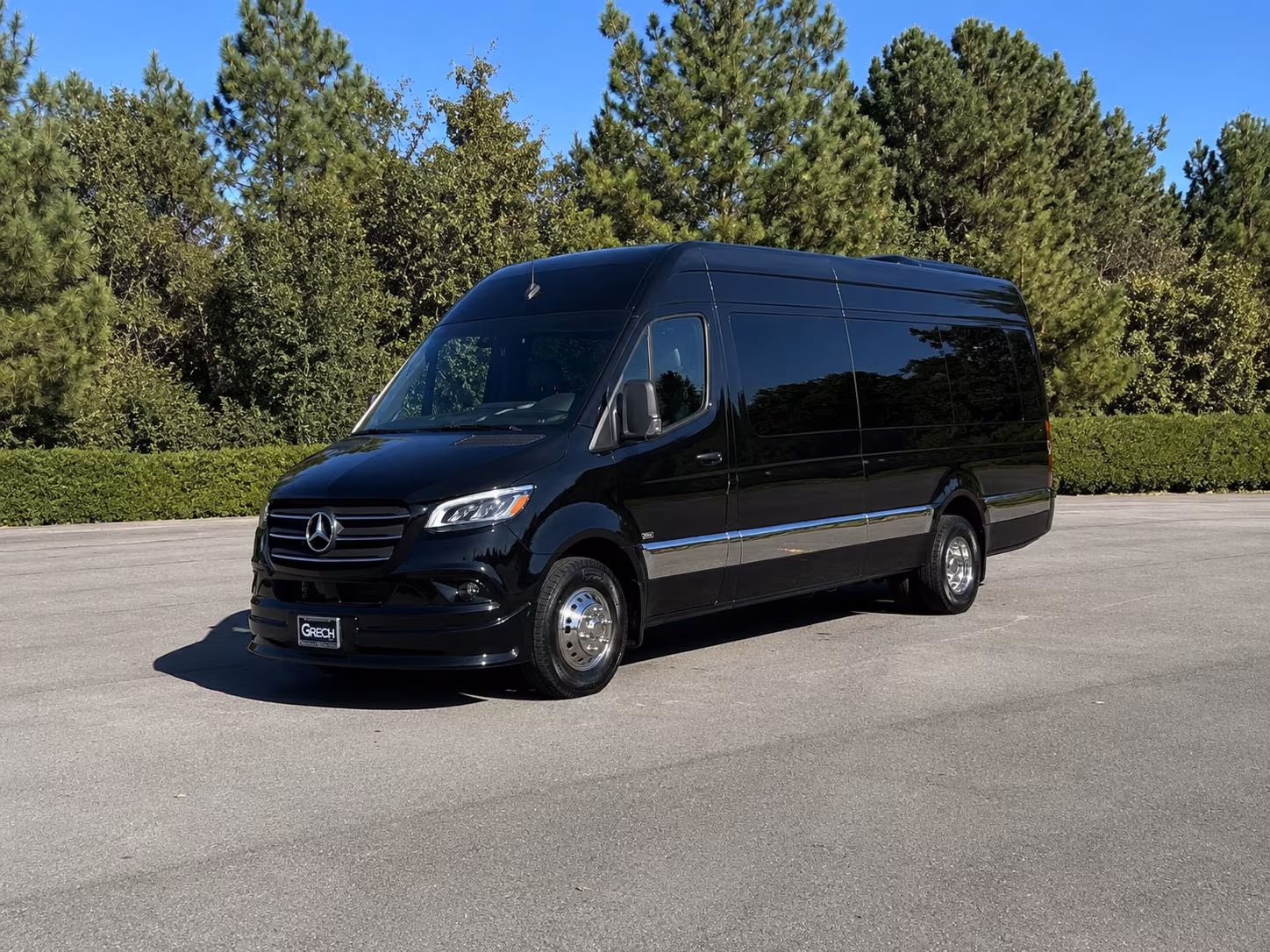 dublin sprinter van with driver